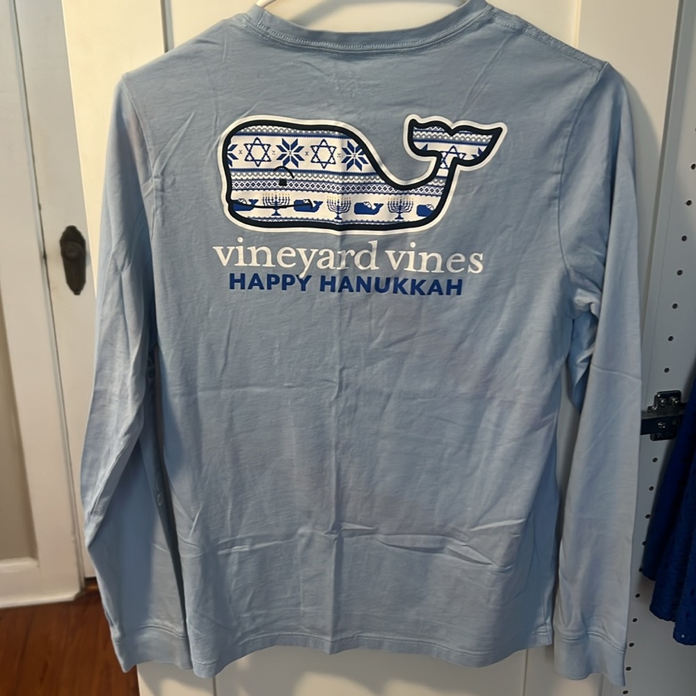 Vineyard Vines Outlet Boys Longsleeve Hanukkah T